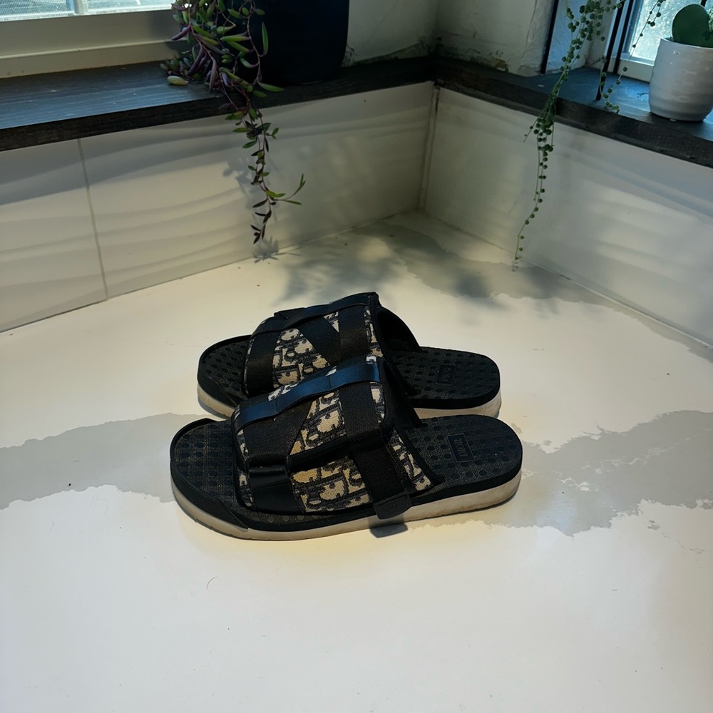 Dior alpha sandal oblique